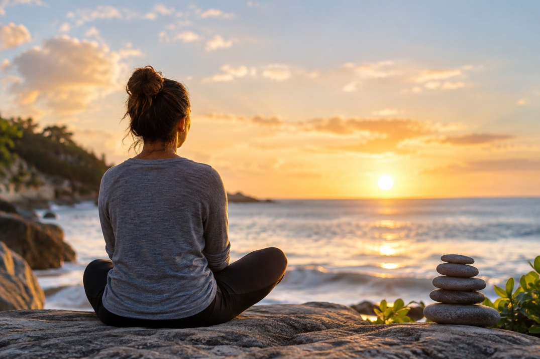 Woman practicing emotional sobriety during addiction recovery