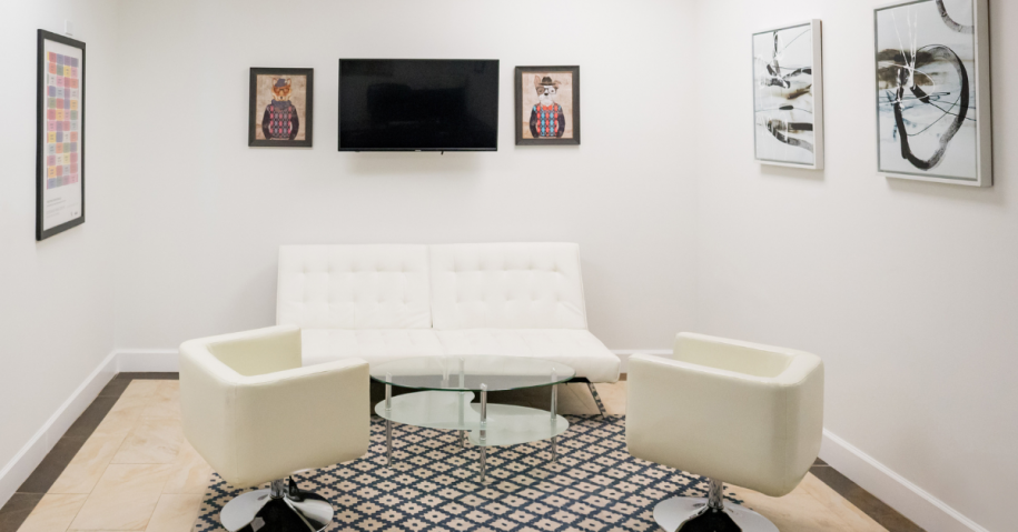 A room for fentanyl addiction treatment at Lighthouse Recovery Institute in Boynton Beach, FL